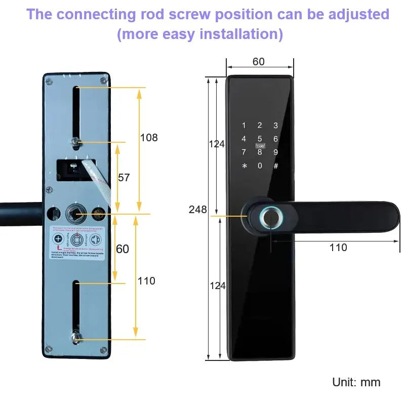 RAYKUBE Tuya Wifi Smart Lock H4 - Keyless Access Solution