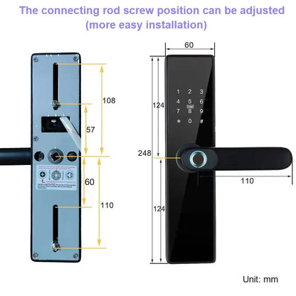 RAYKUBE Tuya Wifi Smart Lock H4 - Keyless Access Solution