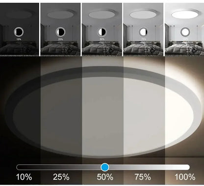 Tuya WiFi LED-taklampe - dimbar RGB smart belysning
