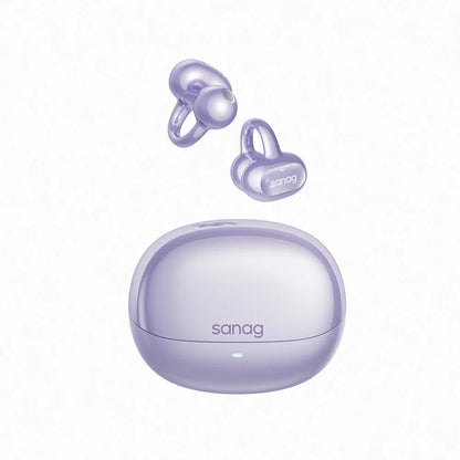 Sanag S8S Bluetooth 5.4 Ear Clip-øretelefoner - vanntette og støyreduserende