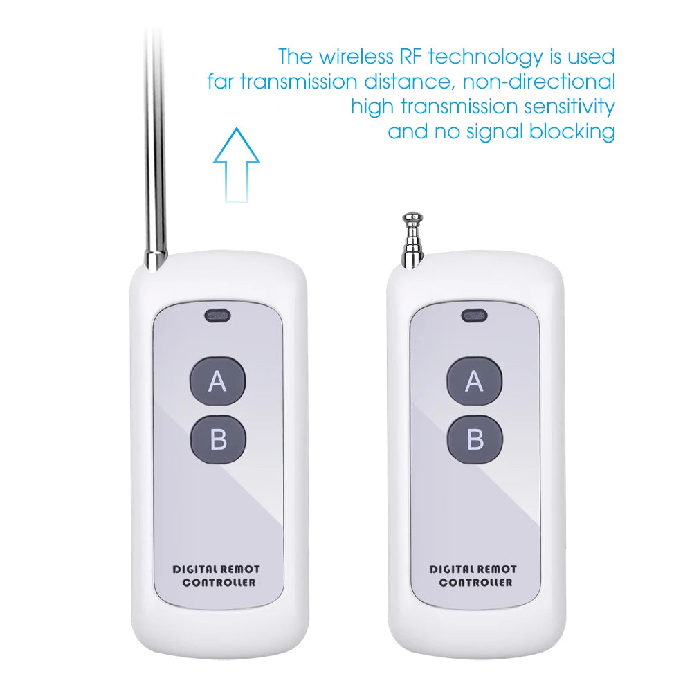 433MHz RF Remote Control for Smart Home & Garage