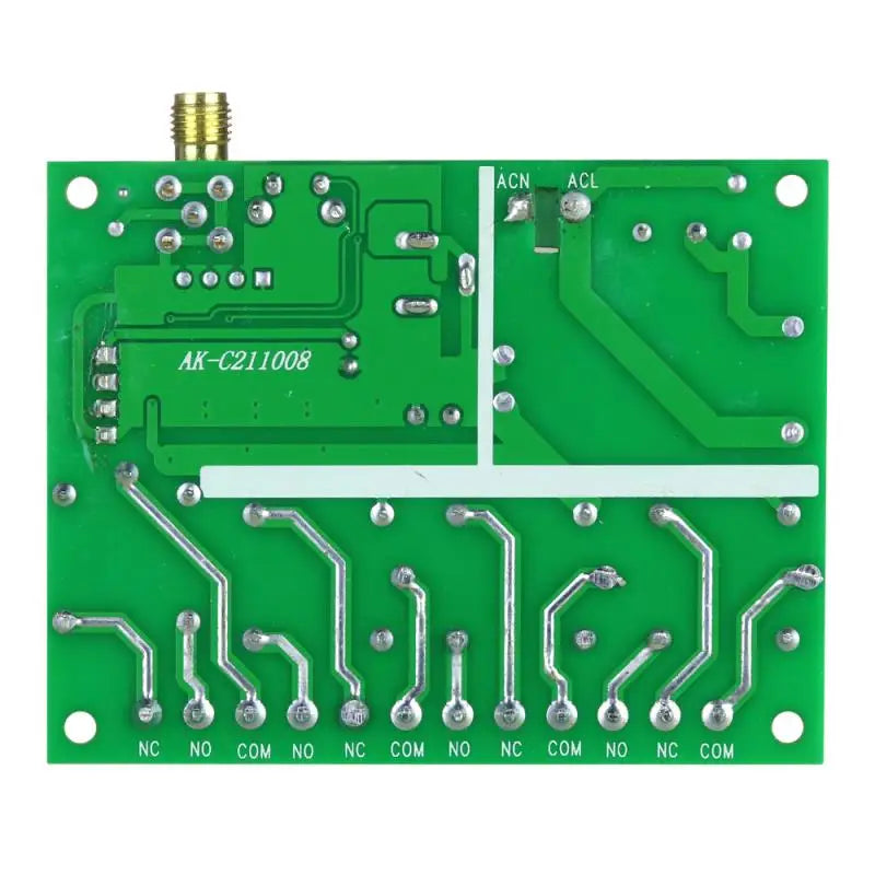 Smart 4 Channel RF Relay Switch - 10A Remote Control