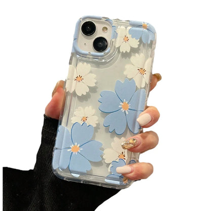 Trendy Floral TPU Phone Case - Shockproof & Stylish Design