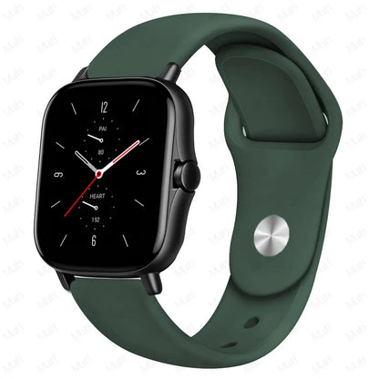 PEO 20mm/22mm silikonklokkerem for Amazfit GTS/GTR - Unisex erstatningsbånd