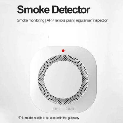 Haozee Smart Zigbee/WiFi Smoke Detector with APP Alerts (Détecteur de fumée intelligent Zigbee/WiFi avec alertes APP)