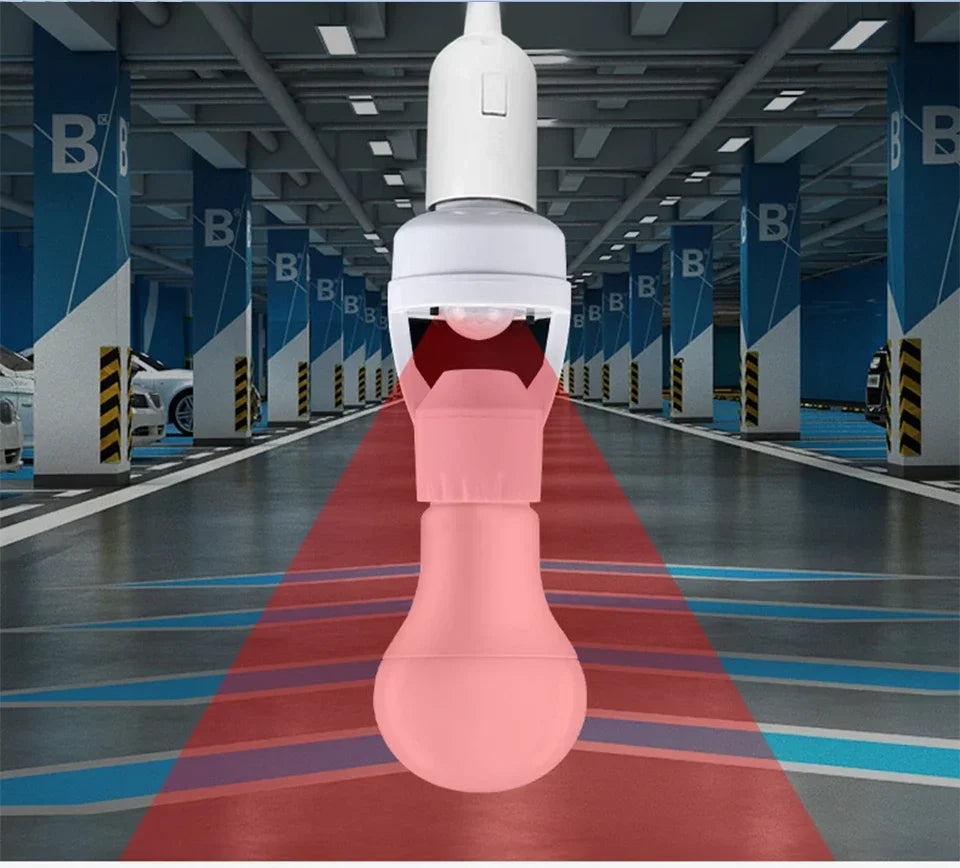 Smart LED Bulb Switch with 360° PIR Motion Detection