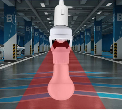 Smart LED Bulb Switch with 360° PIR Motion Detection