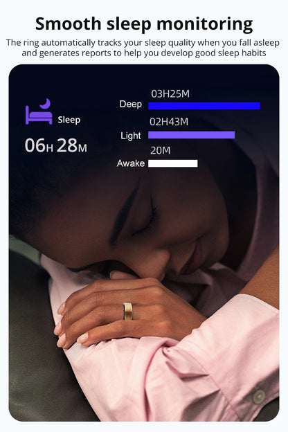 COLMI R03 Smart Ring - 5ATM Waterproof Fitness Tracker