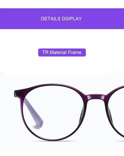 Ultralight Round Reading Glasses - Anti Blue Light