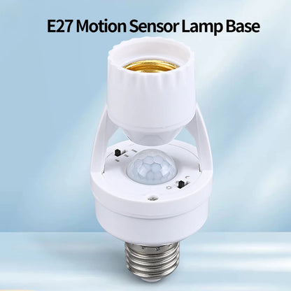 Smart LED Bulb Switch with 360° PIR Motion Detection