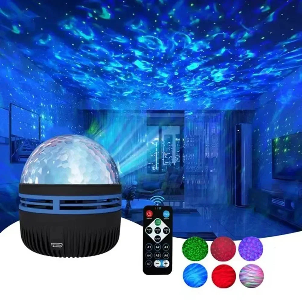 Starry Galaxy Projector Light with Remote Control