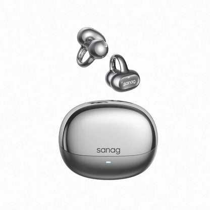 Sanag S8S Bluetooth 5.4 Ear Clip-øretelefoner - vanntette og støyreduserende