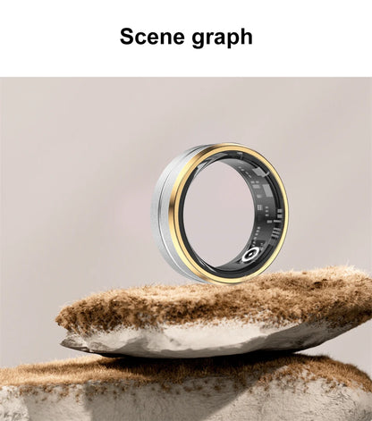 ChiBear 5ATM Waterproof Smart Ring - Track Health Effortlessly