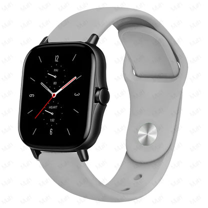 PEO 20mm/22mm silikonklokkerem for Amazfit GTS/GTR - Unisex erstatningsbånd