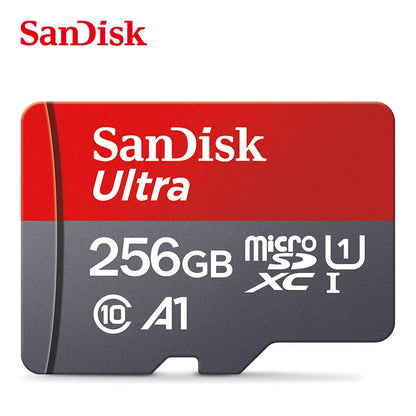 Carte microSD SanDisk 128 Go - Vitesse A1 pour des performances rapides