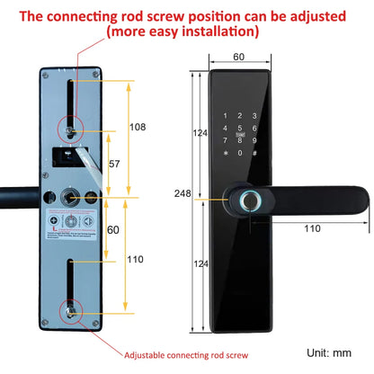 RAYKUBE Tuya Wifi Smart Lock H4 - Keyless Access Solution