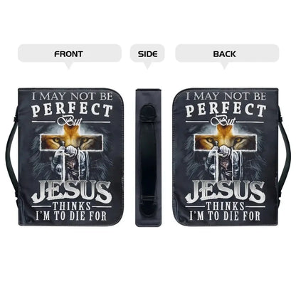 Classic Leather Print Personalized Bible Cover Case Bags