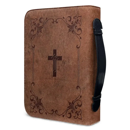 Classic Leather Print Personalized Bible Cover Case Bags