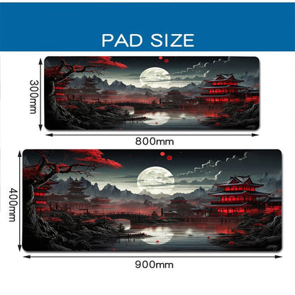 XGZ Starry Sky Moon XXL Anti-Slip Gaming Mat