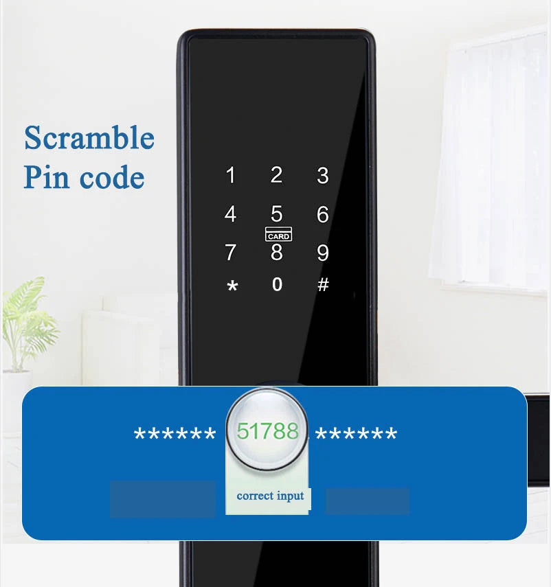 RAYKUBE Tuya Wifi Smart Lock H4 - Keyless Access Solution