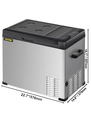 VEVOR Mini bilkjøleskap - bærbar fryser, 30-50 liter