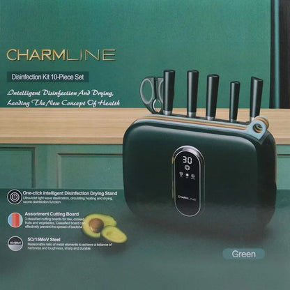 Set di taglieri intelligenti Charmline con portacoltelli