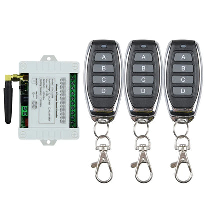 Smart 4 Channel RF Relay Switch - 10A Remote Control