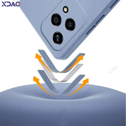 Luxury Dual Layer Silicone Case for Honor 200 Lite 5G