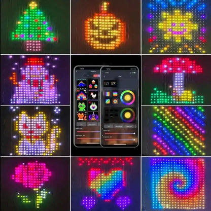 Tenda luminosa a LED intelligente MIMIRG - Magia del colore controllata tramite APP