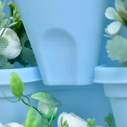 Stackable Vertical Planter Set for Easy Herb Gardening