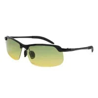 Enhance your outdoor adventures with HARKO Polarized Night Vision Cycling Sunglasses. Featuring black frames, slightly tinted yellow lenses, a semi-rimless design, slim temples, and adjustable nose pads—these sunglasses offer comfort and style for every ride.