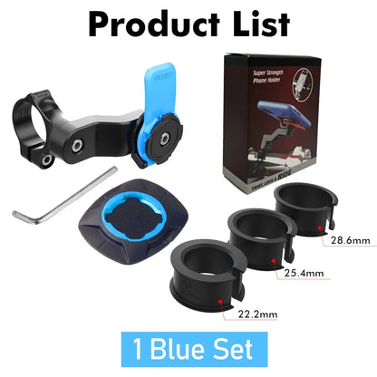 Shunmaii Universal Motorcycle Phone Holder - 360° Rotatable Mount