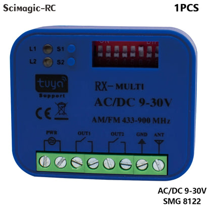 Smart Tuya WiFi Garage Door Receiver With Voice Control