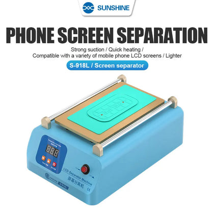 SUNSHINE S-918L LCD-skjermseparator med supersug