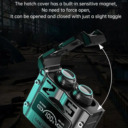 VIKEFON TWS Bluetooth Touch Control Brusreducerande öronsnäckor