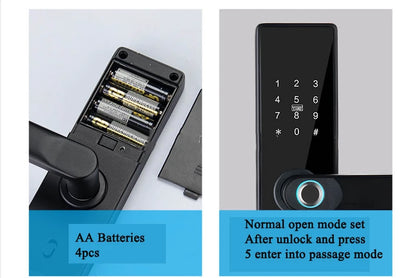 RAYKUBE Tuya Wifi Smart Lock H4 - Keyless Access Solution