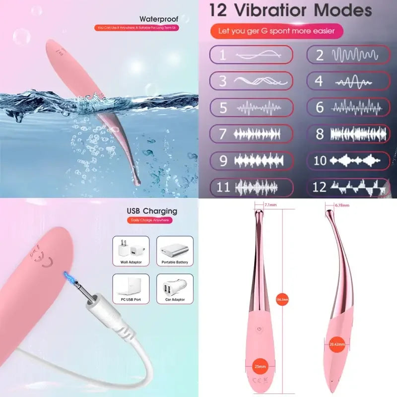 PODN Intimate Silicone Masturbator & Vibrator - Clit Stimulation