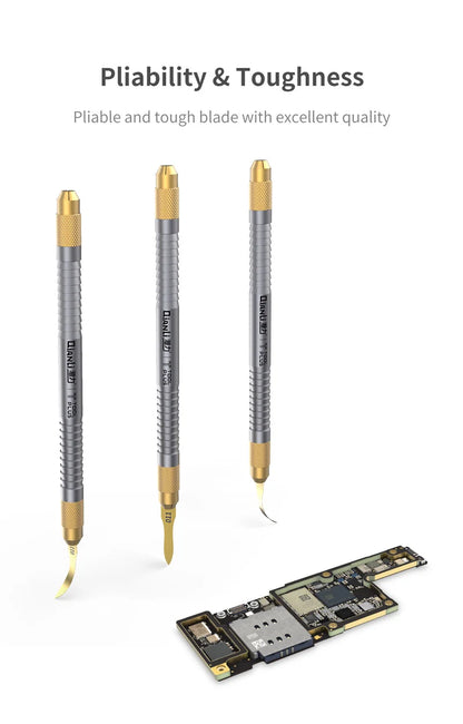 Set di coltelli per la rimozione della colla per CPU IC QIANLI per riparazioni di precisione