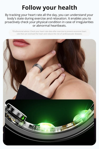COLMI R03 Smart Ring - 5ATM Waterproof Fitness Tracker