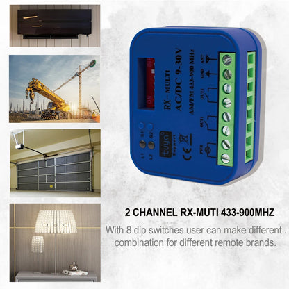 Smart Tuya WiFi Garage Door Receiver with Voice Control