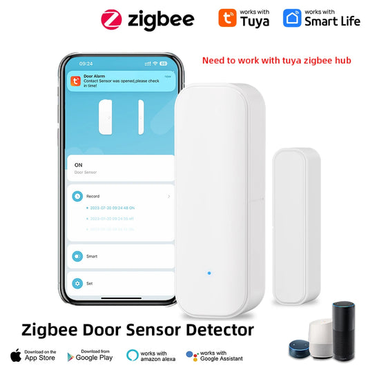 ONENUO Tuya Zigbee Door Sensor - Smart Wireless Alerts