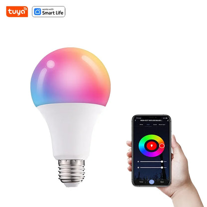 Tuya Smart LED Bulb E27 - Bluetooth RGB Lamp for Ambiance
