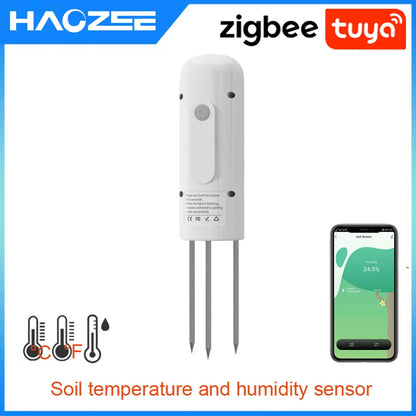 Tuya Smart Zigbee Soil Tester - Waterproof Garden Tool