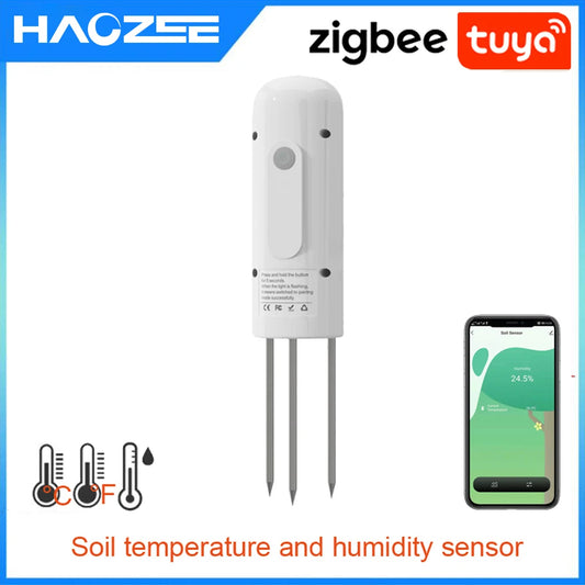 Tuya Smart Zigbee Soil Tester - Waterproof Garden Tool