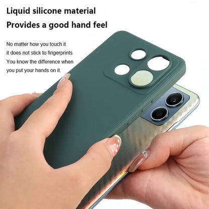 Custodia in silicone liquido per Xiaomi Redmi Note 13 Pro 5G