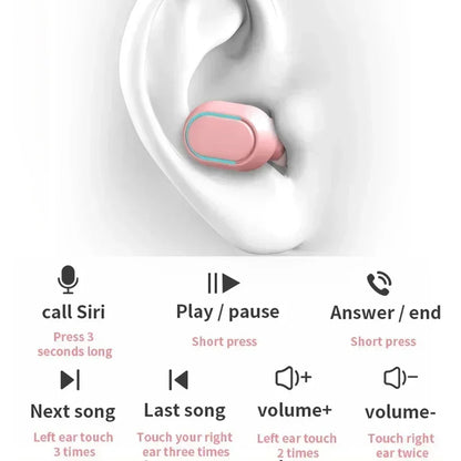 Auricolare Bluetooth wireless E7S originale con display LED