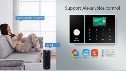 PGST Home Security Alarm System with WiFi & Motion Sensor