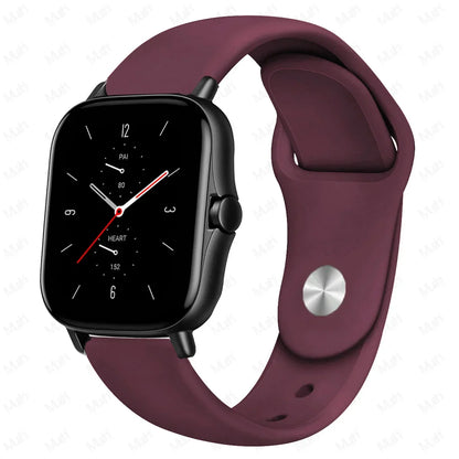 PEO 20mm/22mm silikonklokkerem for Amazfit GTS/GTR - Unisex erstatningsbånd