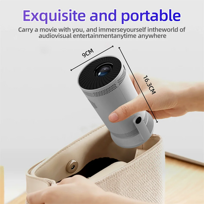 2025 New Android Smart Mini Projector 4K for Home Theater