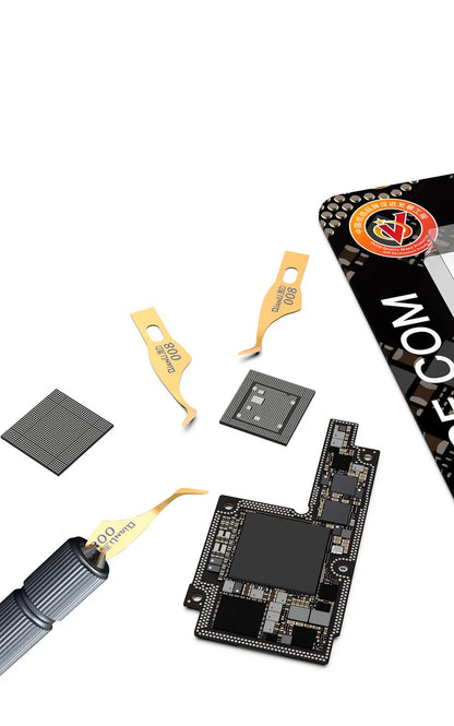 Set di coltelli per la rimozione della colla per CPU IC QIANLI per riparazioni di precisione